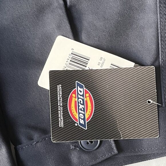 Dickies Mens Unlined Eisenhower Jacket Canvas Work Coat JT75 Dark Navy XL Reg - Picture 14 of 16